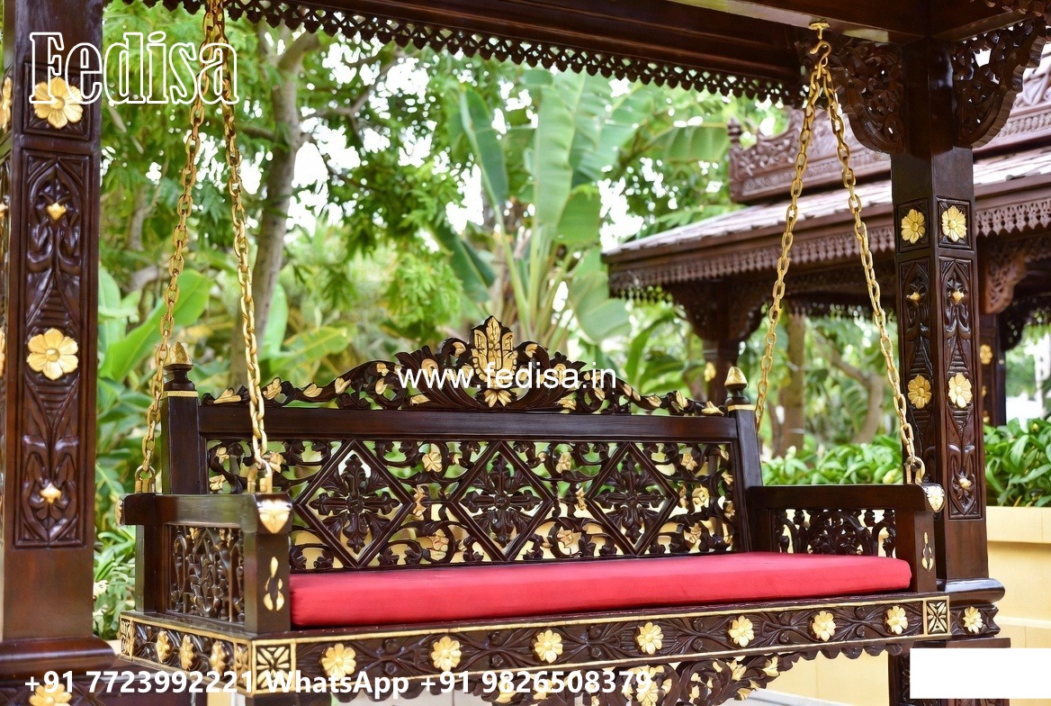 Wooden Swing Design with Elegant Hanging Chain Style No-921