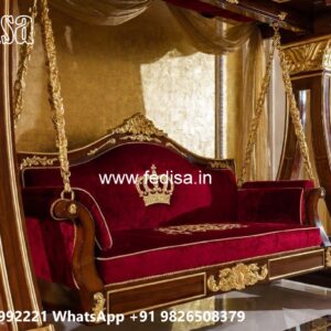 Traditional Jhula Wooden Swing Design for Indian Houses No-929