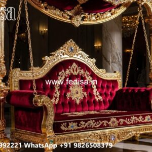 Wooden Swing Design for Peaceful Relaxation Corner No-930