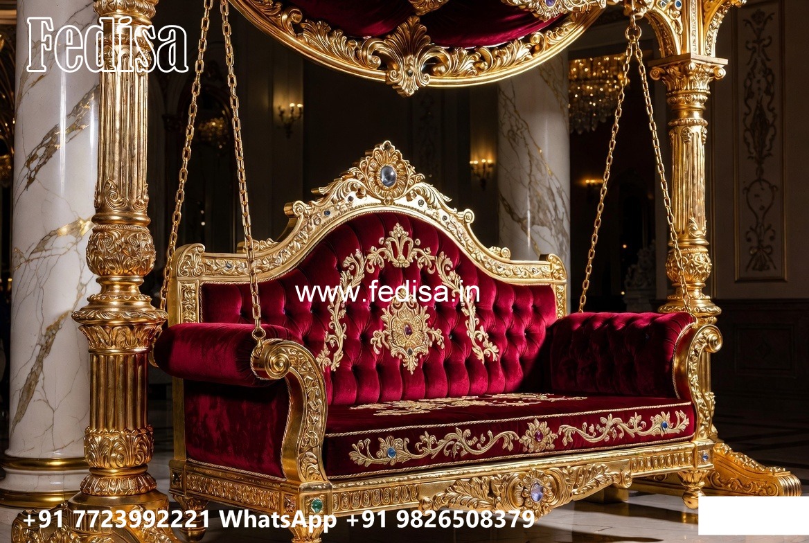 Wooden Swing Design for Peaceful Relaxation Corner No-930