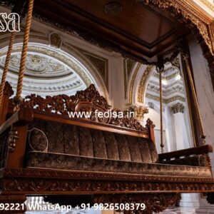 Luxury Wooden Jhula Design for Hall Interior Styling No-933