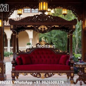Modern Hanging Wooden Swing Design for Home Interiors No-939