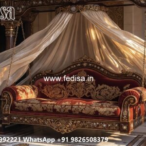 Wooden Swing Design for Traditional South Indian Homes No-944