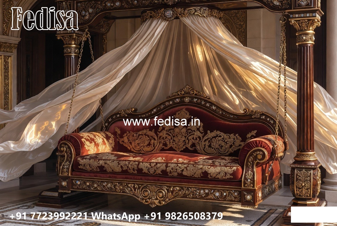 Wooden Swing Design for Traditional South Indian Homes No-944