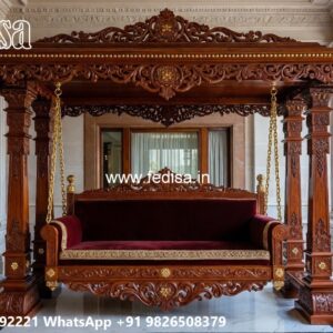 Wooden Swing Design with Royal Heritage Finishing No-954
