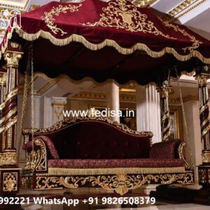 Wooden Swing Design for Luxury Apartment Interiors No-982