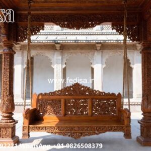 Wooden Swing Design with Beautiful Decorative Finish No-987