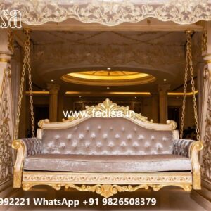 Wooden Swing Design with Traditional Indian Touch No-992
