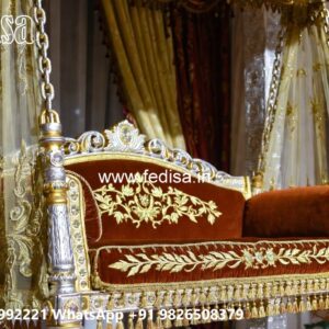 Wooden Swing Design for Elegant Family Sitting Space No-993