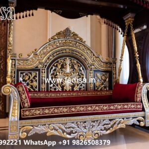 Luxury Swing Design with Artistic Floral Engraving No-1072