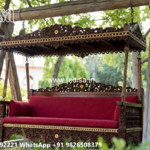 Luxury Swing Design with Elegant Wooden Craftsmanship No-1075