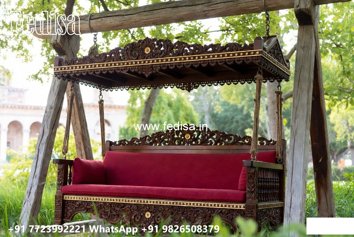 Luxury Swing Design with Elegant Wooden Craftsmanship No-1075