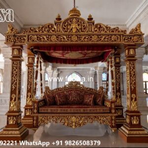 Luxury Swing Design with Rich Wooden Texture Finish No-1088