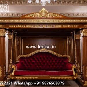 Elegant Classic Swing Design with Wooden Carving Style No-1103