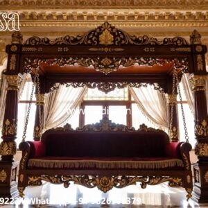 Wooden Classic Swing Design with Elegant Cushion Seating No-1116