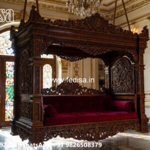 Elegant Classic Swing Design with Decorative Carvings No-1120