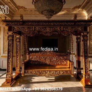 Wooden Royal Swing Design with Artistic Traditional Touch No-1216