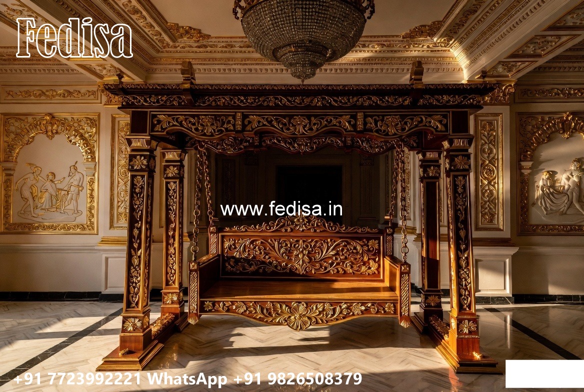 Wooden Royal Swing Design with Artistic Traditional Touch No-1216