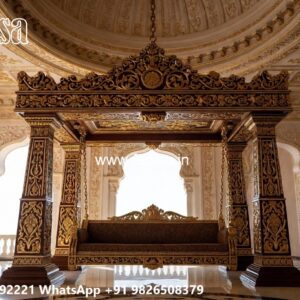 Stylish Royal Swing Design with Elegant Wooden Texture No-1233