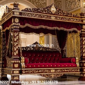 Wooden Royal Swing Design with Decorative Backrest No-1242