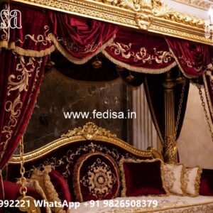 Wooden Jhula Wood Carving Swing Design for Indian Interiors No-1257