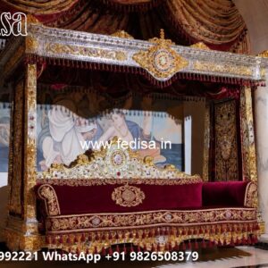 Elegant Wood Carving Swing Design for Family Relaxation No-1275