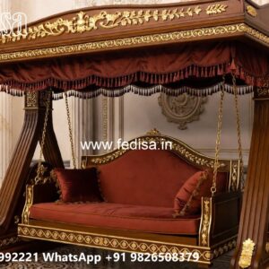 Antique Wood Carving Swing Design with Heritage Look No-1276