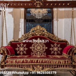 Royal Wood Carving Swing Design for Luxury Interior Styling No-1280