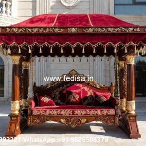 Wood Carving Swing Design Ideas for Luxury Home Makeovers No-1295