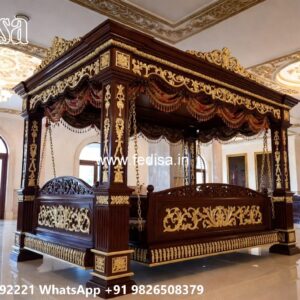 Indoor Wood Carving Swing Design for Comfortable Seating No-1304