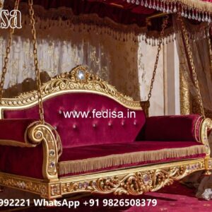 Stylish Wood Carving Swing Design for Modern Interiors No-1309