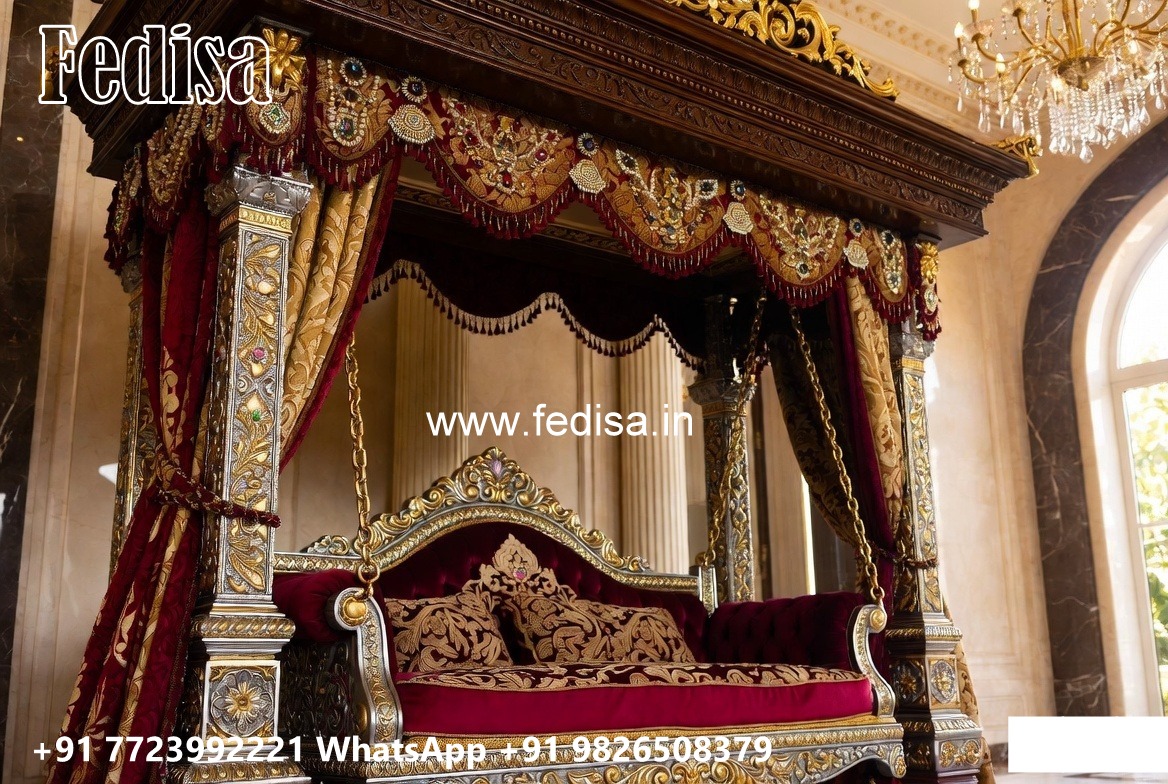 Indoor Wood Carving Swing Design for Elegant Sitting Areas No-1316