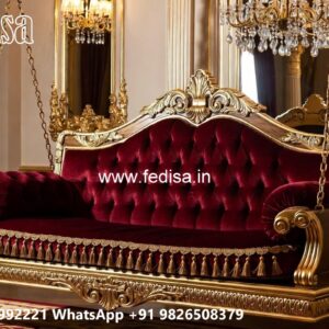 Traditional Wood Carving Swing Design with Elegant Finish No-1321