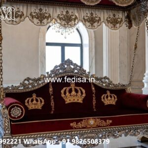 Luxury Wood Carving Swing Design for Stylish Living Spaces No-1324