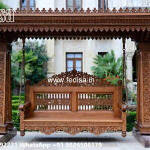 Wood Carving Swing Design with Premium Heritage Craftsmanship No-1325