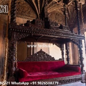 Royal Wood Carving Swing Design with Decorative Detailing No-1327