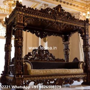 Stylish Wood Carving Swing Design for Elegant Home Decor No-1340