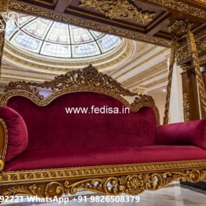 Wood Carving Swing Design with Beautiful Handcrafted Finish No-1344