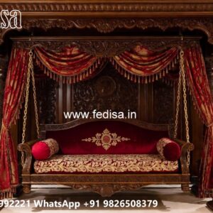 Premium Wood Carving Swing Design for Luxury Hall Decor No-1346