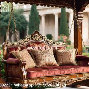 Traditional Wooden Swing Design for Indian Homes No-1353