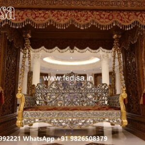 Classic Wooden Swing Design for Luxury Villa Interiors No-1356