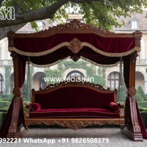 Beautiful Wooden Swing Design for Indoor Relaxing Space No-1363