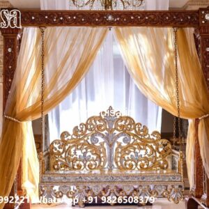 Contemporary Wooden Swing Design for Apartment Living No-1366