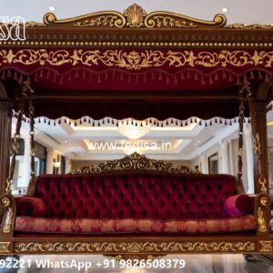Wooden Swing Design with Traditional Indian Craftsmanship No-1368
