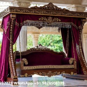 Luxury Handcrafted Wooden Swing Design for Living Room No-1373