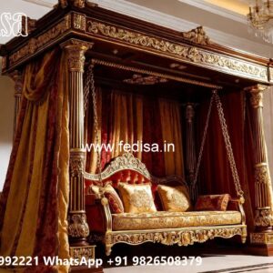 Wooden Swing Design for Balcony Seating Inspiration No-1374