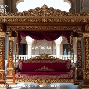 Luxury Wooden Jhula Design for Hall Interior Styling No-1383