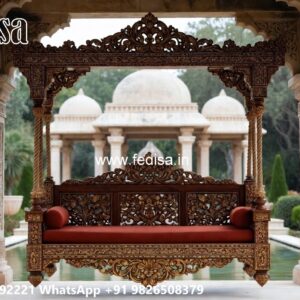 Modern Wooden Swing Design with Sleek Finishing Style No-1395