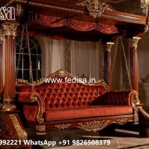 Traditional Wooden Jhula Design for Cultural Home Style No-1403