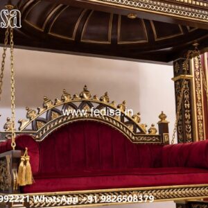 Luxury Wooden Swing Design for Spacious Hall Interiors No-1405